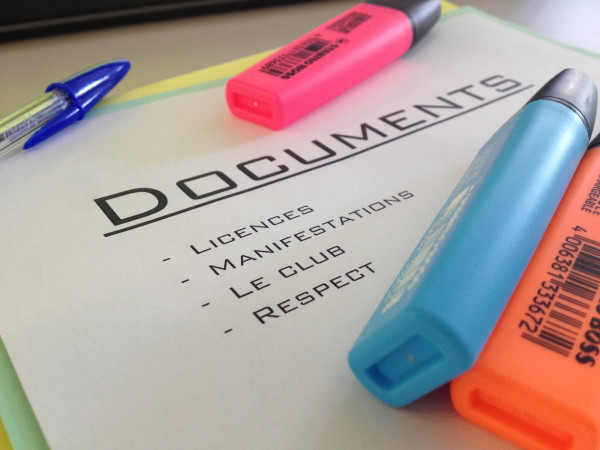 Documents inscriptions nouvelle saison 2026-2027